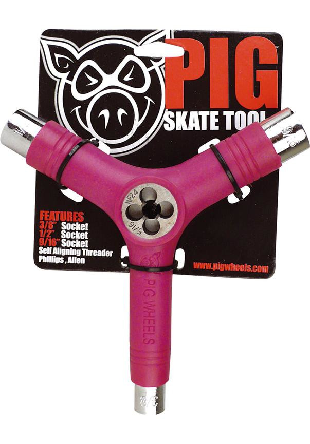 Pig Tool inkl. Gewindeschneider - pink