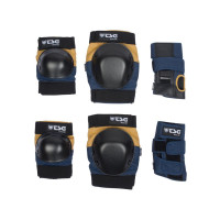 TSG Basic Protection Set - blue/yellow S