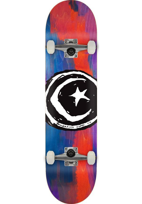 Foundation Complete Star & Moon Dyed  8 x 32 multicolored