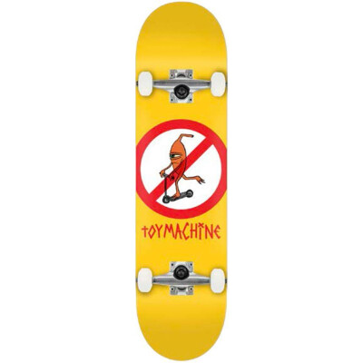 Toy Machine Complete Skateboard No Scooter 8.0" x 31.63" yellow