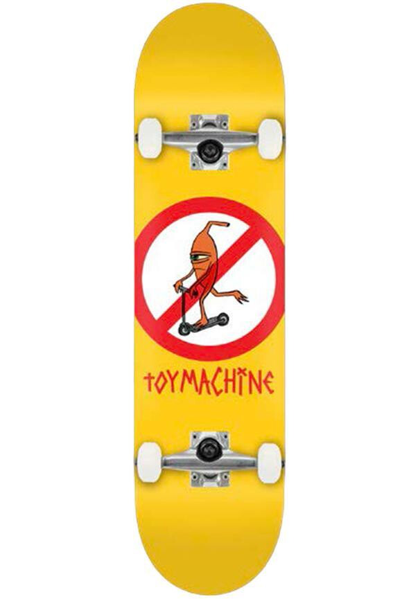 Toy Machine Complete Skateboard No Scooter 8.0" x 31.63" yellow