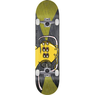 Toy Machine Complete Skateboard Frequency Mod 8.25" x 31.88" yellow/grey