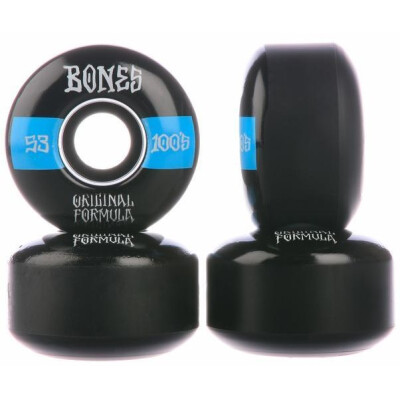 BONES Wheels 100s OG #19 V4 100A - black/blue 53mm