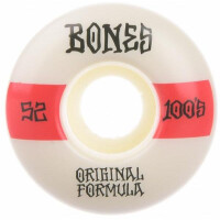 Bones Wheels 100s OG #19 V4 100A - white/red 52mm