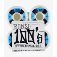 BONES Wheels 100s OG #19 V4 100A - white/blue 53mm
