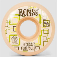 BONES Wheels STF Retros 54mm 99A V3 Slims - white