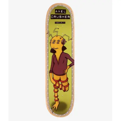 Toy Machine Deck Insecurity Series - Axel Crusher 8.5" x 32.38" WB14,5"