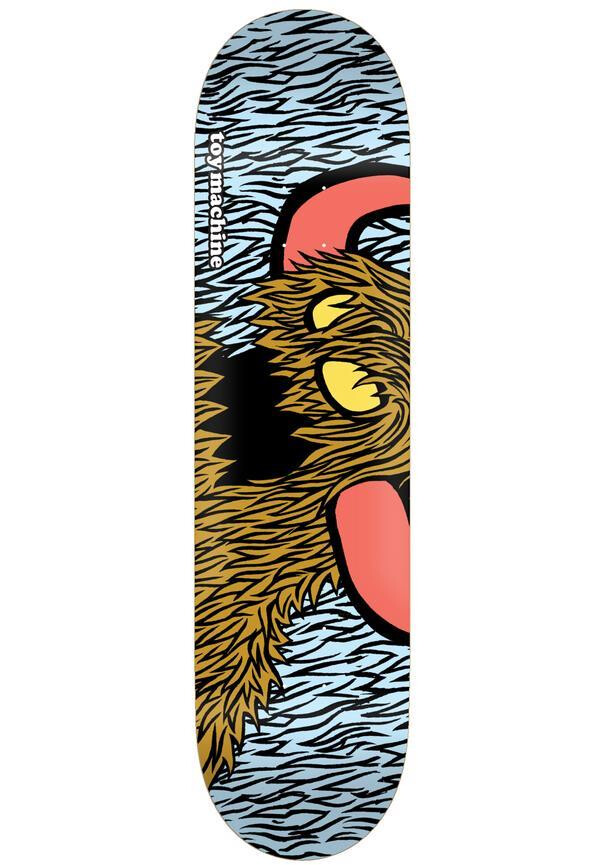 Toy Machine Deck Vice Furry Monster 8.38" x 32" multicolored