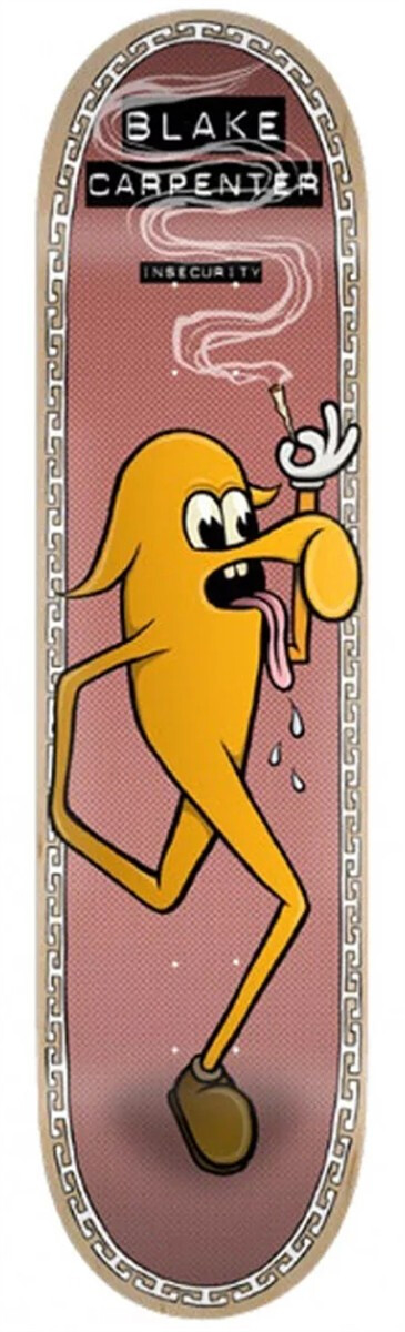 Toy Machine Deck Insecurity Series - Blake Carpenter 8.25" x 31.88" WB14"