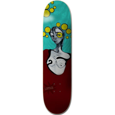 UMA Landsleds Deck Bubbles - multicolored 8.125" x 31.75"