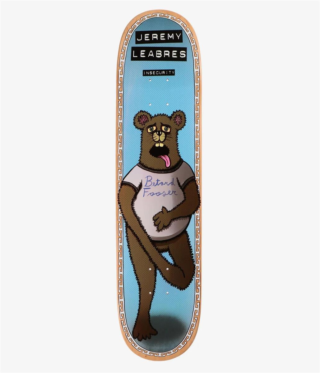 Toy Machine Deck Insecurity Series - Jeremy Leabres 8.0" x 31.63" WB14.25"