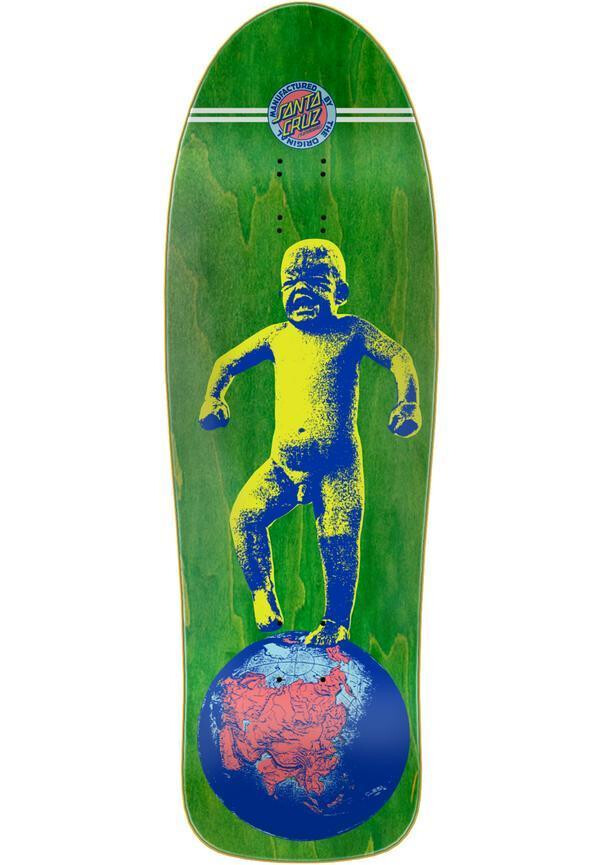 Santa Cruz Deck Salba Baby Stomper Reissue 10.09" x 31.97" green