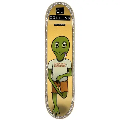 Toy Machine Deck Insecurity Series - CJ Collins 7.75" x 31.75" WB14"