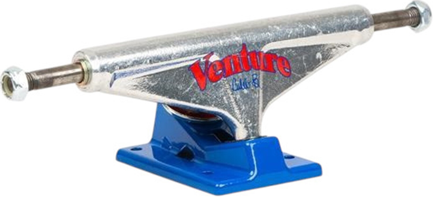 Venture Trucks 5.8 High Pro Caleb Barnett Playoffs - silver/blue