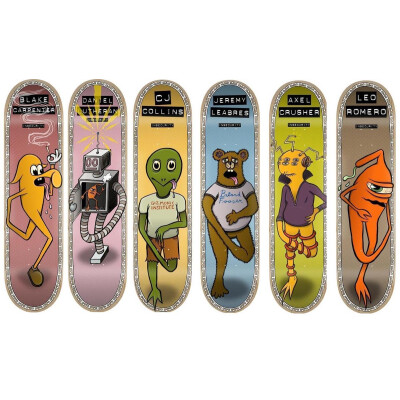 Toy Machine Deck Insecurity Series Complete
