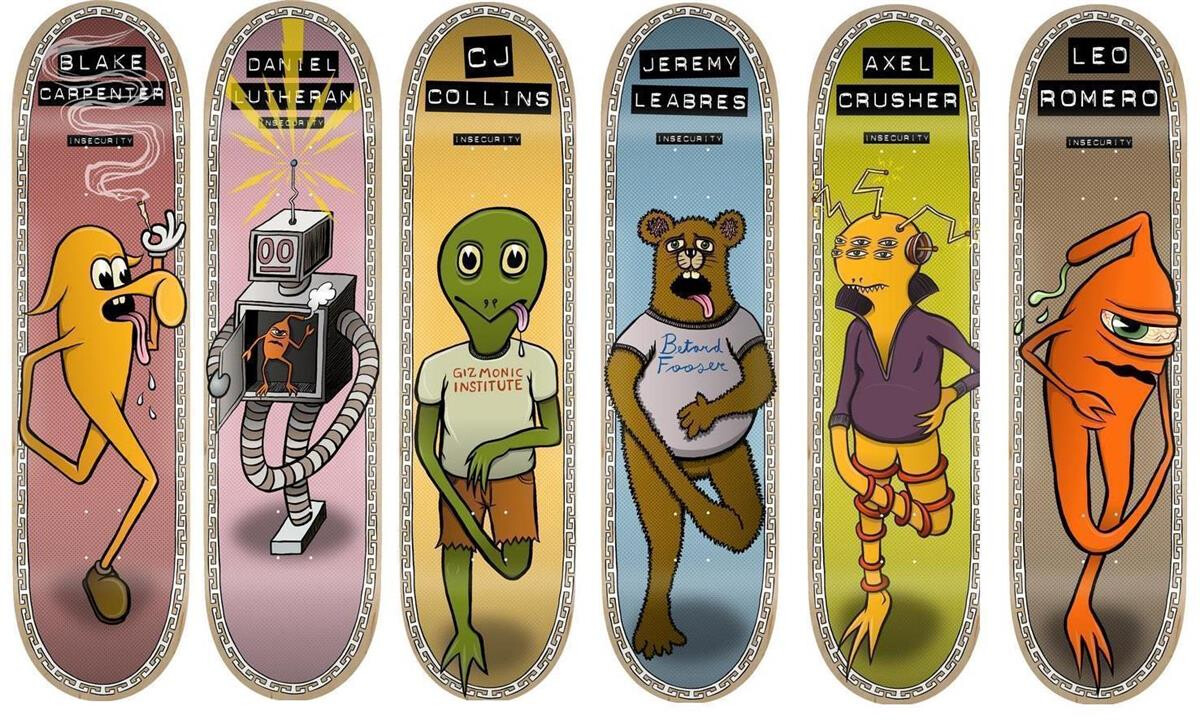 Toy Machine Deck Insecurity Series Complete