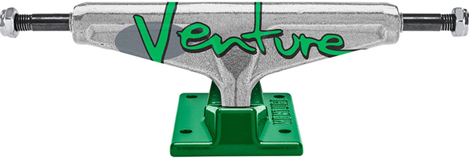 Venture Trucks 5.6 High 92 Full Bleed Team Edition - silver/green