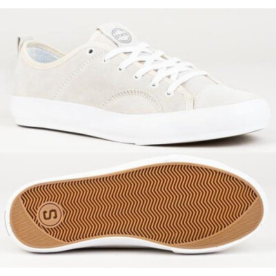 State Footware Harlem White Suede