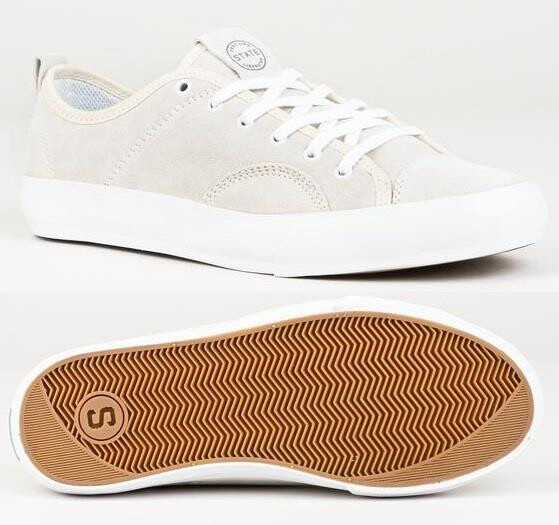 State Footware Harlem White Suede