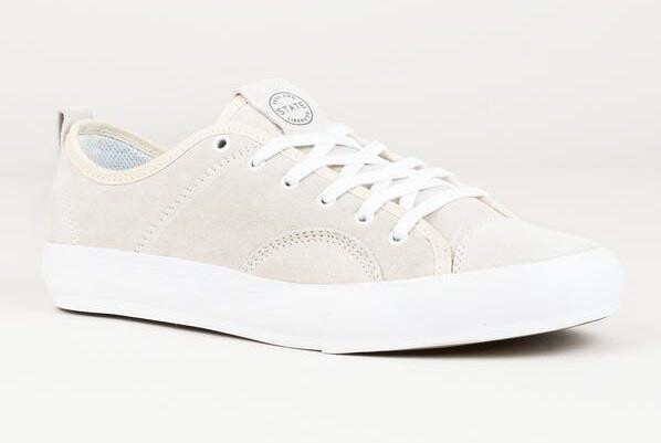 State Footware Harlem White Suede