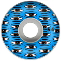 Toy Machine Wheels All Seeing 100A / 54mm white/blue