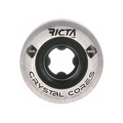 Ricta Wheels 53mm Crystal Cores 95a white-black