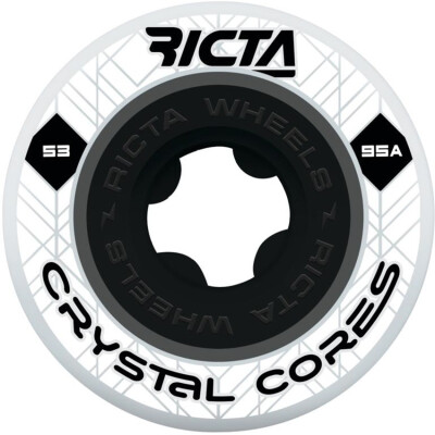 Ricta Wheels Crystal Cores 53mm/95a white/black