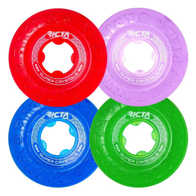 Ricta Wheels Super Crystals 53mm/95A Multi Transparent