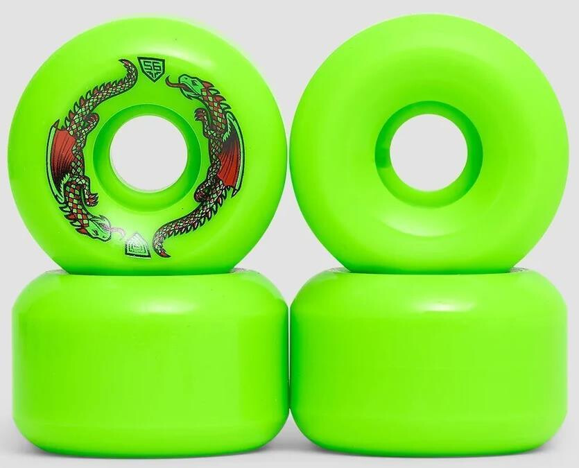Powell-Peralta Wheels Dragons 58mm 93A Wide Cut green