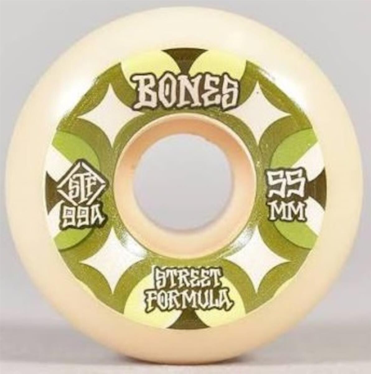 BONES Wheels STF Retros 53mm 99A V5 Sidecut - white