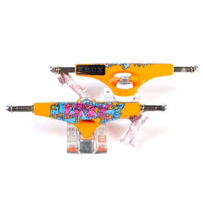 Krux Truck K5 DLK Cat Party 2 orange silver 8.50"