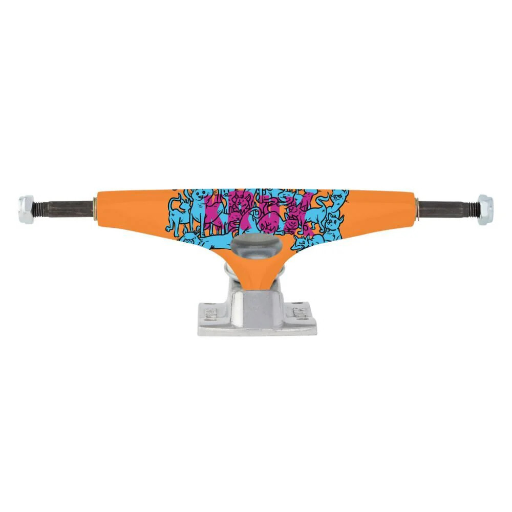 Krux Truck K5 DLK Cat Party 2 orange silver 8.50"