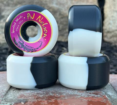 SPEEDLAB Wheels AJ Nelson Pro model 59mm/101A (Special Edition White/Black Split) CP23,5mm