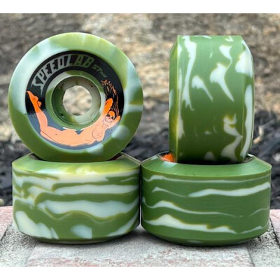 SPEEDLAB Wheels Bombshells 57mm/99A CP26mm - Limited Edition Camo swirl Green