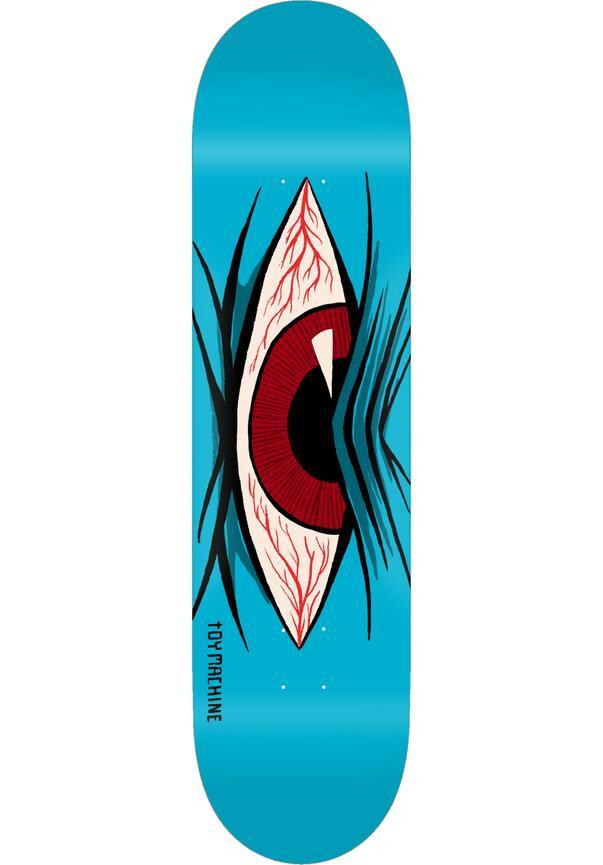 Toy Machine Deck Mad Eye 7.75" x 31.75" WB14  blue