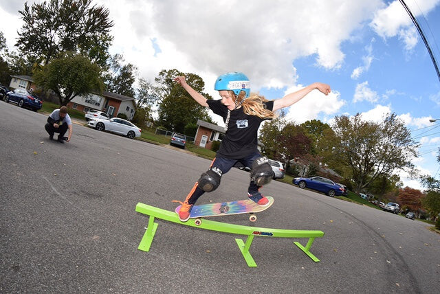 Ramptech 5-0 Grind Rail Square tube - green