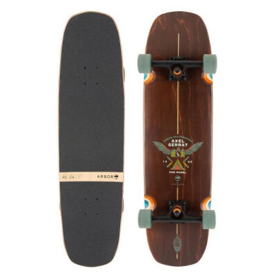 Arbor Complete Skateboard Hybrid Crosscut Axel Serrat Pro 37"x 9"