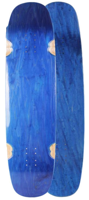 SkaReCo Deck Shape362 Double Kicktail 36"x 9,25" WB17-19"  blue