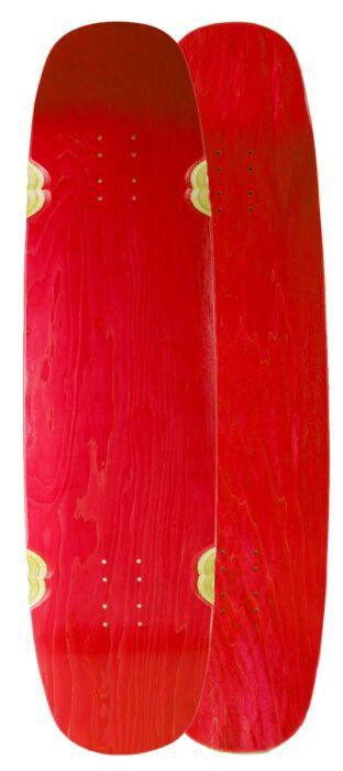 SkaReCo Deck Shape362 Double Kicktail 36"x 9,25" WB17-19" red