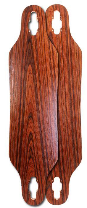 SkaReCo Deck Shape381 Drop Through 38"x9" WB28" Cherry Wood
