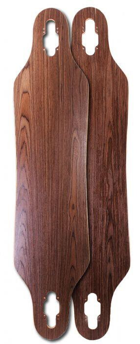SkaReCo Deck Shape381 Drop Through 38"x9" WB28" Dark Wood