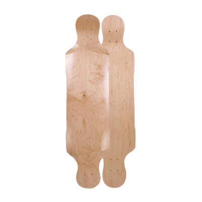 SkaReCo Deck Shape392 double kick top mount 39,75"x10" WB26,5" natural