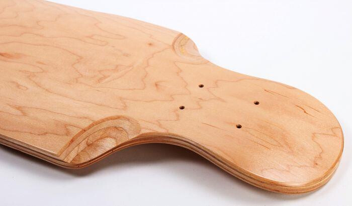 SkaReCo Deck Shape392 double kick top mount 39,75"x10" WB26,5" natural