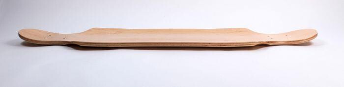 SkaReCo Deck Shape392 double kick top mount 39,75"x10" WB26,5" natural