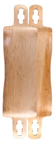 SkaReCo Deck Shape392 double kick top mount 39,75"x10" WB26,5" natural