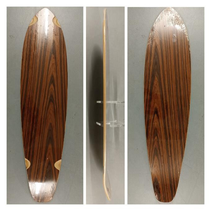 SkaReCo Deck Shape402 Kicktails K40 40"x9,75" WB26,75" Cherry