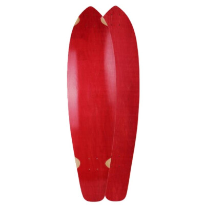 SkaReCo Deck Shape402 Kicktails K40 40"x9,75" WB26,75" Red