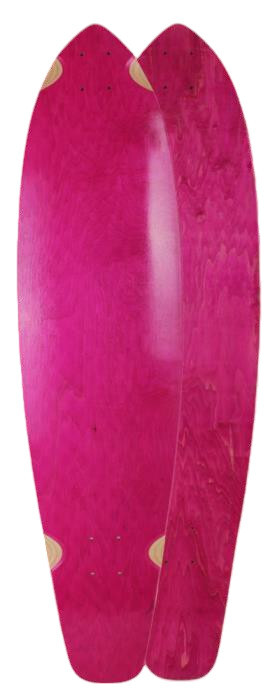 SkaReCo Deck Shape402 Kicktails K40 40"x9,75" WB26,75" Pink