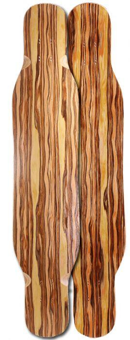 SkaReCo Deck Shape482 Doubelkick Dancer 48,75"x9,25" WB32,5" Smoked Wood