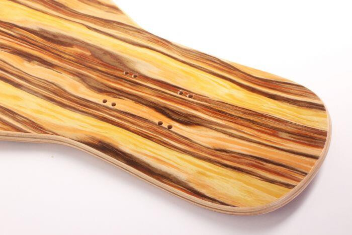 SkaReCo Deck Shape482 Doubelkick Dancer 48,75"x9,25" WB32,5" Smoked Wood